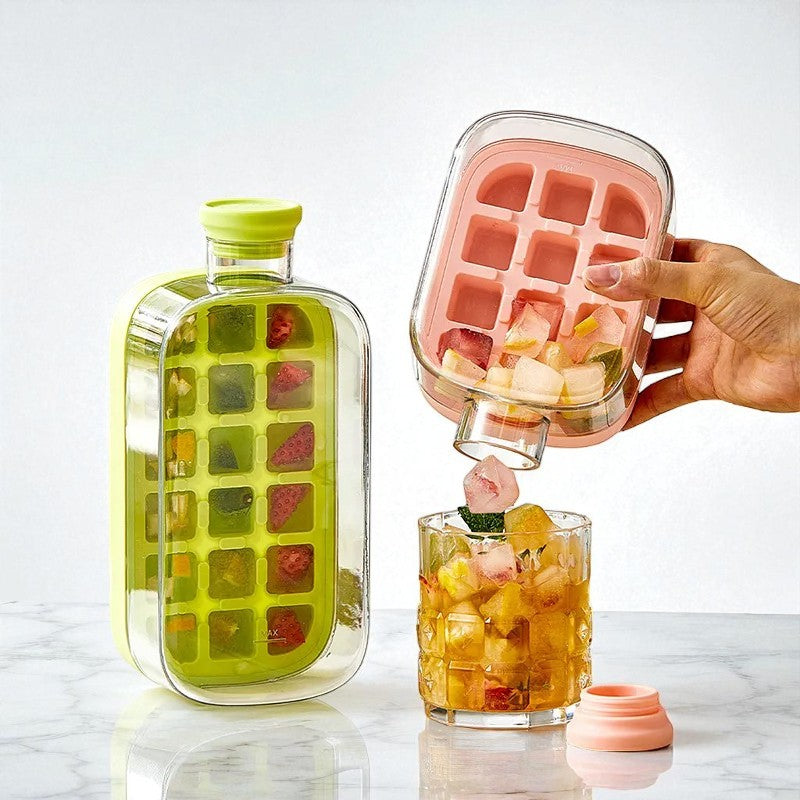 Portable 2-in-1 Ice Maker Bottle